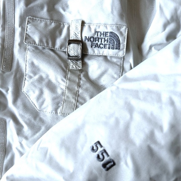 $598 VINTAGE North Face Arctic Parka Medium Ivory Waterproof Short Sealed Seams - Picture 9 of 16